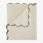 Toalha De Mesa De 170x250 Cm Em Algodão Usnavy Verde Couve - Sklum