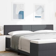 Cabeceira vidaXL Design Simples Cinza Escuro 200 cm Tecido de Corduroy