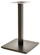 Pernas de Mesa Bar, Restaurante, Café, Esplanada Conjunto de 2 Bases de mesa BEVERLY, tubo quadrado, preto, base de 45 x 45 cms, altura 72 cms