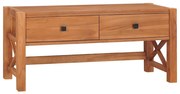 vidaXL Móvel de TV 100x40x45 cm madeira de teca