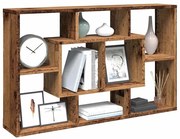 vidaXL Prateleira de parede 85x16x52,5 cm deriv. madeira madeira velha