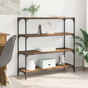 vidaXL Gabinete de Livros Madeira Antiga 100 x 33 x 100 cm