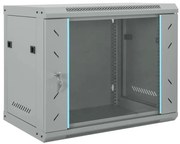 vidaXL Armário de Rede com armazenamento Cinzeto 60 x 45 x 50 cm Aço