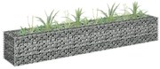 vidaXL Canteiro elevado/cesto gabião 180x30x30 cm aço galvanizado