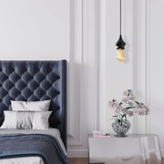 Candeeiro Chandelier Alaaddin – Preto – 9 x 9 cm