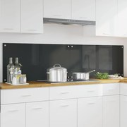 vidaXL Proteção de Cozinha 2 pcs Cinza Escuro 100 x 50 cm