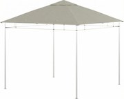 Outsunny Tecido de reposição para pavilhão pérgola tenda cobertura de substituição gazebo de jardim poliéster 180 g/m² 3 x 3 m cinza | Aosom Portugal