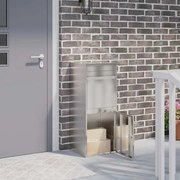 vidaXL Caixa para entrega de pacotes com porta Preto 41 x 38 x 103 cm