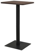 vidaXL Mesa bistrô 60x60x107 cm cor madeira de freixo escura