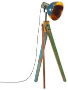 vidaXL Candeeiro de pé 25 W 45x45x120 cm E27 multicolorido