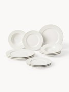 Conjunto de loiça em porcelana Goya, 4 pessoas, conjunto de 12