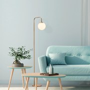 Candeeiro de Pé Viran – Vintage – 27 x 27 x 146 cm