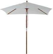 Outsunny Guarda Sol Bambu Madeira Jardim Terraço Pátio Praia Dois Tectos Ângulo Inclinável Retangular 200x150x230 cm 38mm | Aosom Portugal