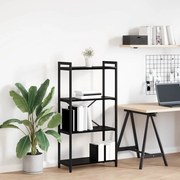 vidaXL Estante Carvalho Preto 40 x 30 x 85 cm Madeira processada