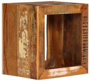 vidaXL Banco 40x30x40 cm madeira recuperada maciça