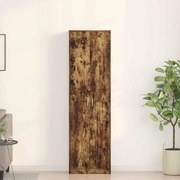 vidaXL Guarda-roupa Carvalho Fumado 55x25x189 cm Madeira de Engenharia