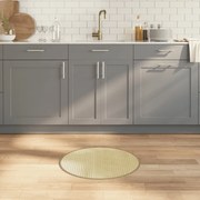 vidaXL Tapete redondo 60 cm bambu natural claro