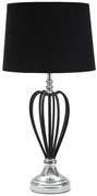 CANDEEIRO DE MESA PRATA ESCURO CM Ø 28X56