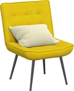 vidaXL Cadeira de relaxamento 64x74x84 cm veludo amarelo