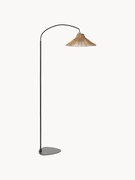 Candeeiro de pé LED artesanal regulável com controlo remoto Niza