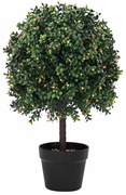 Árvore Artificial vidaXL com Frutas e Vaso 35x50 cm Verde