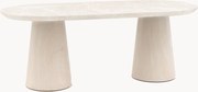 Mesa de jantar oval Pedra, 200 x 90 cm
