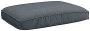 vidaXL Almofada de Palete para Assento Antracite 120x80x12 cm Tecido Oxford