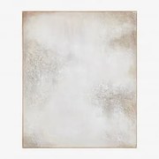 Quadro Decorativo 100x120 Cm Com Textura De Estuque Bestue Cores Naturais - Sklum