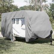 vidaXL Cobertura caravana 460x250x220 cm tecido não tecido cinzento