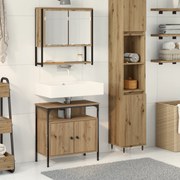 Conjunto de Móveis de Banheiro 2 Peças em Carvalho Artisan Madeira Rev