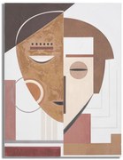 PINTURA EM TELA FACE ÉTNICA 60X2,7X80 CM