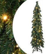 vidaXL Árvore de Natal artificial pré-iluminada + 80 luzes LED 150 cm