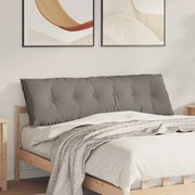 vidaXL Travesseiro para Costas Cinzento-acastanhado 160 x 19 x 50 cm