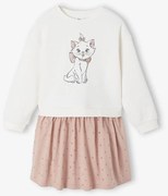 Vestido bimatéria DISNEY® Marie Os Aristogatos, para menina  rosado