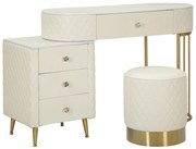 SANITA SHARON CREME C/PUFF CM 120X40X75 (MEDIDA PUFF Ø36X39)