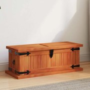 vidaXL Arca de arrumação 60x25x22 cm madeira de acácia maciça