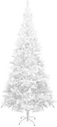 vidaXL Árvore de natal artificial L, 240 cm, branca