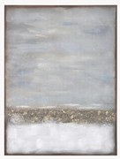 Quadro em tela pintado à mão Abstract Horizon