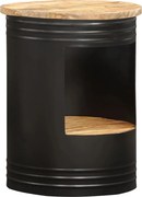 vidaXL Mesa de centro 43x55 cm madeira de mangueira maciça