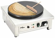 vidaXL Máquina fazer crepes elétrica c/ bandeja removível 40 m 3000 W