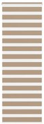 vidaXL Cortina de zebra 80x230 cm largura do tecido 75,9 cm poliéster