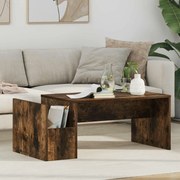 vidaXL Mesa de centro Carvalho Defumado 90 x 45 x 35 cm