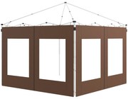 Paredes Laterais para Tenda de 2 Painéis 295x195 cm Paredes Laterais d