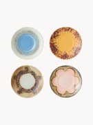 Pires artesanal com vidrado reativo 70's, conjunto de 4