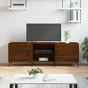 vidaXL Móvel de TV 150x30x50 cm derivados de madeira carvalho castanho