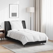 vidaXL Edredom de Verão Simples 2 pcs Branco Pena de ganso