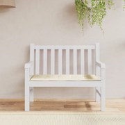 vidaXL Almofadão p/ banco de jardim 120x50x3cm tecido oxford creme