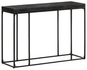 Mesa consola 110x35x76 cm acácia maciça e mangueira preto