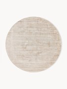 Tapete redondo artesanal em viscose Jane