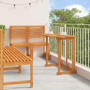 vidaXL Conjunto de Jantar de Jardim 5 Peças em Madeira de Acácia Sólida